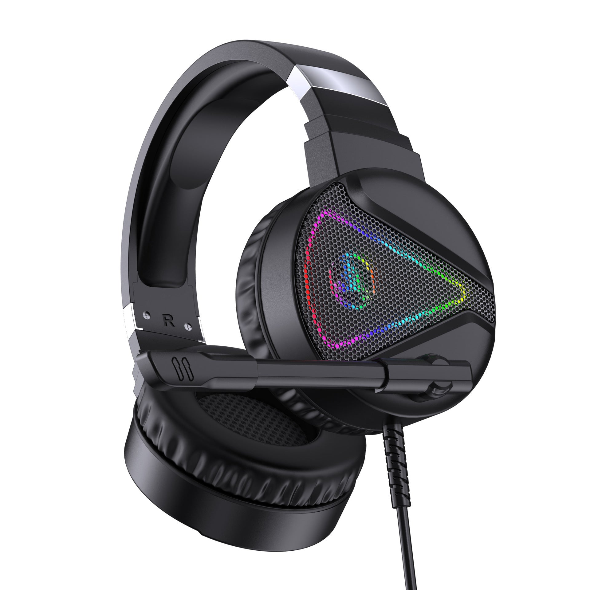 LumiSound RGB Headset – Glow Bright, Game in Style!